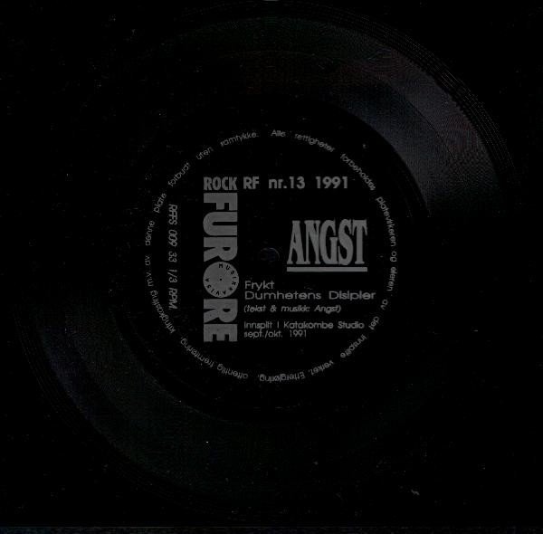 Angst – Frykt / Dumhetens Disipler (1991) Flexi-disc Album 7″