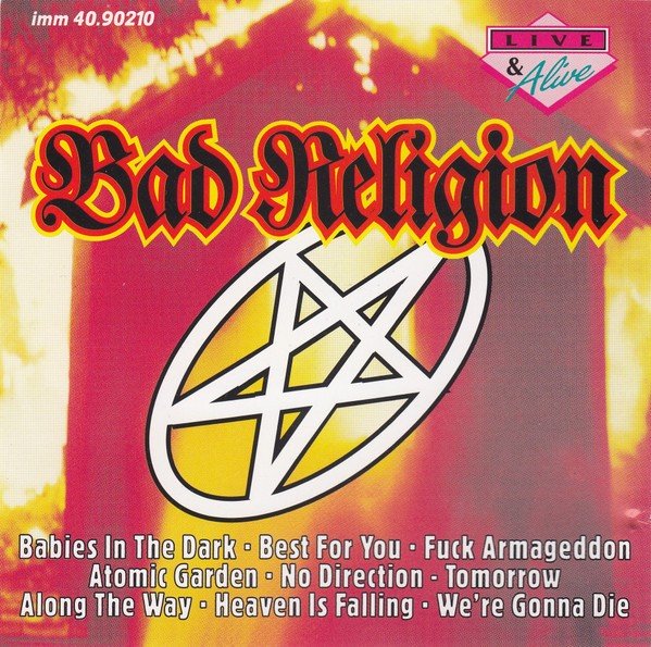Bad Religion – Live & Alive (2020) CD