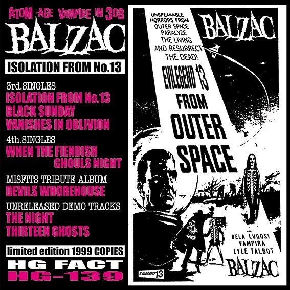 Balzac – Isolation From No. 13 (2020) Vinyl 12″