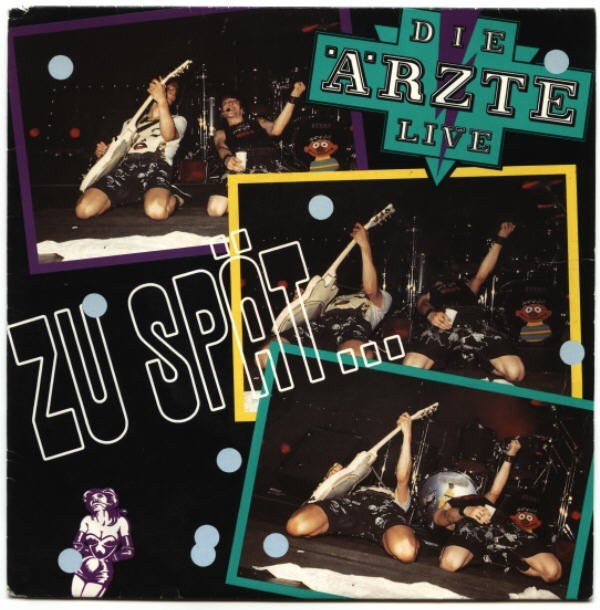 Die Ärzte – Zu Spät (Hit Summer Mix ’88) (1988) Vinyl Album 12″