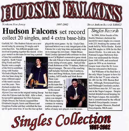 Hudson Falcons – Singles Collection: 1997-2002 (2020) CD