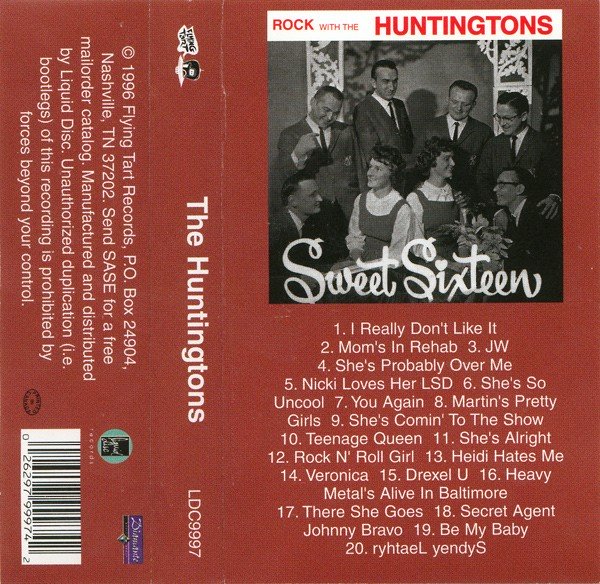 Huntingtons – Sweet Sixteen (1996) Cassette Album