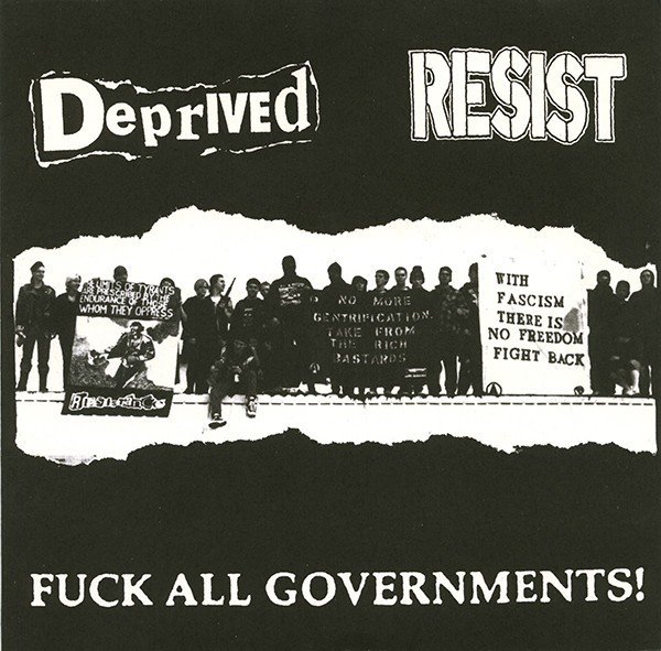 Resist – Fuck All Governments! (1992) Vinyl 7″