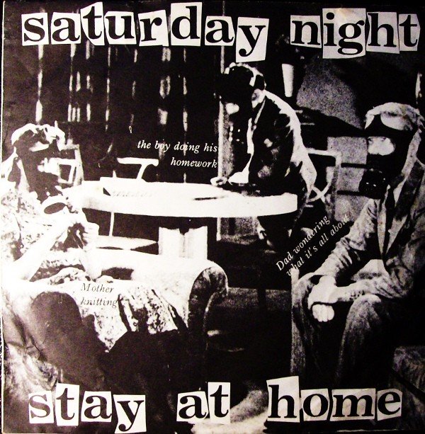 Suburban Reptiles – Saturday Night Stay At Home (1978) Vinyl Album 7″