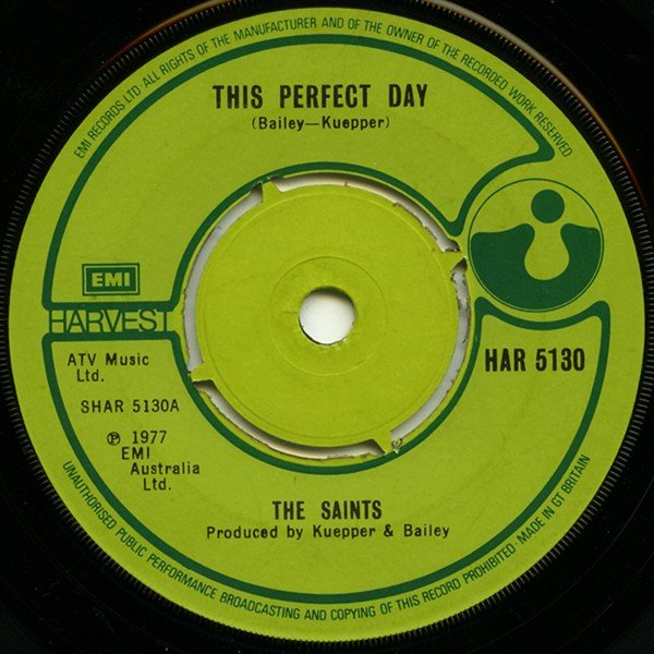 The Saints – This Perfect Day (1977) Vinyl Album 7″