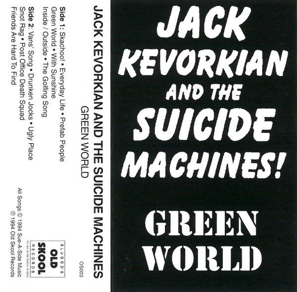 The Suicide Machines – Green World (1994) Cassette Album