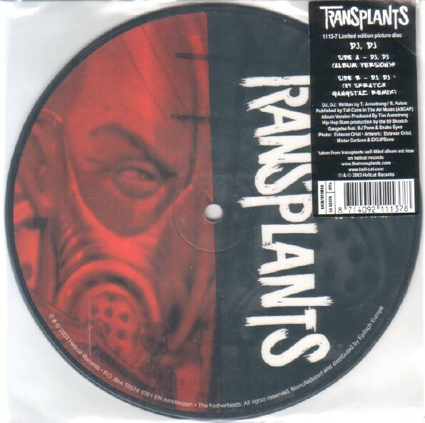 Transplants – DJ, DJ (2020) Vinyl Album 7″