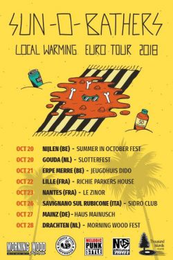 Sun-0-Bathers (The Netherlands skate punk) announced first Eurotour in October