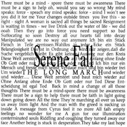 SERENE FALL – The Long March 1999