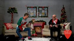 Chris Aiken and Greg Hetson play “Jingle Bells”