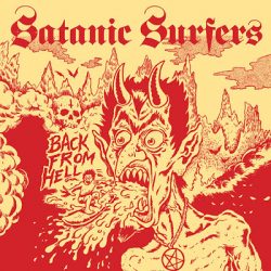 Satanic Surfers announce front cover of new album "Back From Hell"