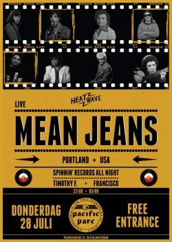 Heatwave presents: Mean Jeans at Pacific Parc, Amsterdam (NL) 28/07/2016