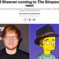 Ed Sheeran to Appear on ‘The Simpsons’