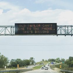 Taylor Swift Lyrics Used to Stop Distracted Drivers