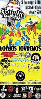 05/MAY/2018   |   BATALLA PUNKROCK – CD. DE MÉXICO @ GATO CALAVERA