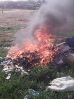 Photos: Ugandan pastor sets thousands of Holy Bibles ablaze, says the bible is misleading